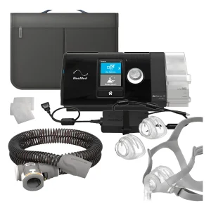 CPAP Automático ResMed© + Mascarilla + Manguera Climatizada