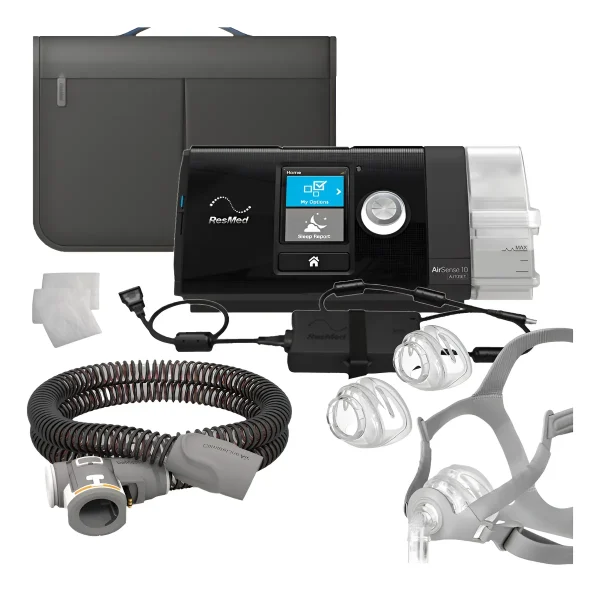 CPAP Automático ResMed© + Mascarilla + Manguera Climatizada