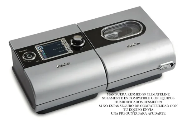 Resmed S9 Climateline Tubo Circuito Manguera Cpap